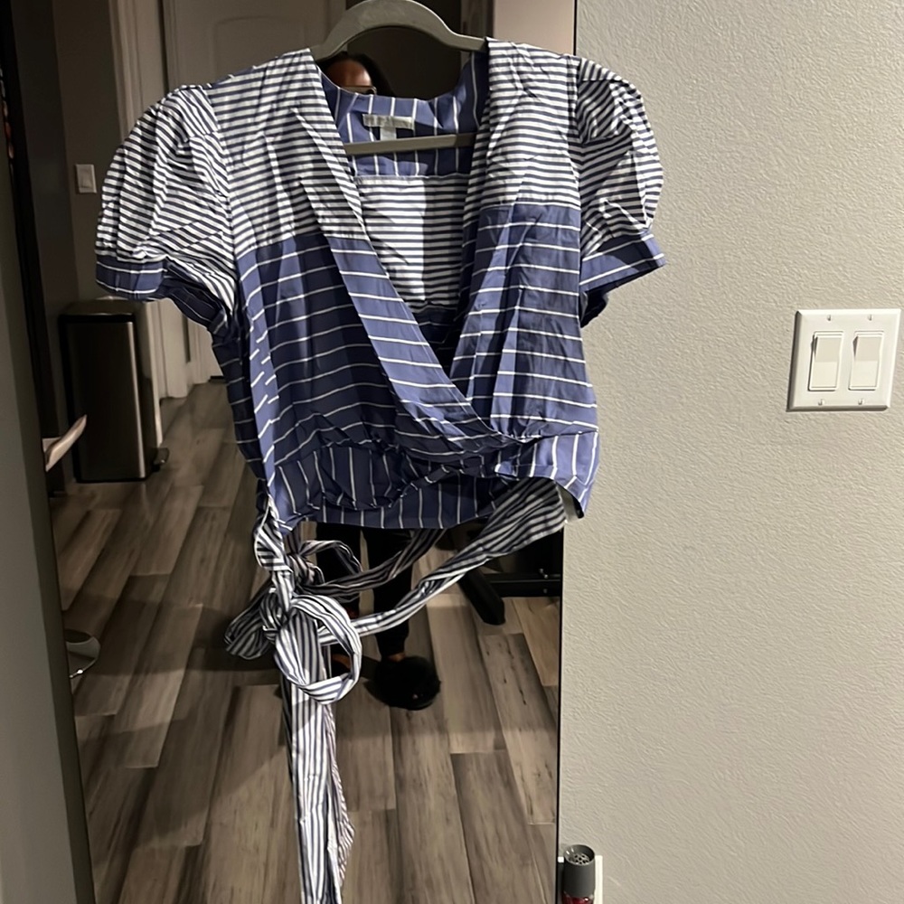 Wrap blouse